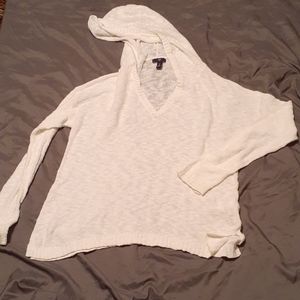 Gap sweater with hood.